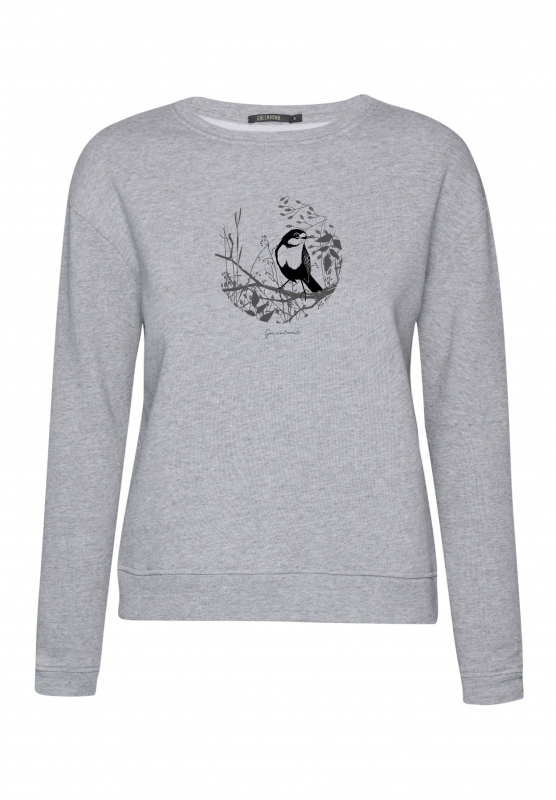 Animal Bird Circle - heather grey